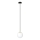 Lustra ar auklu ROYAL 1xE14/10W/230V d. 14 cm melna