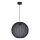 Lustra ar auklu SENSAI 1xE27/20W/230V d. 40 cm melna