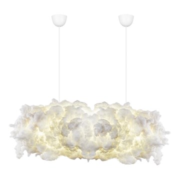 Lustra ar auklu SERENE 1xE27/40W/230V balta