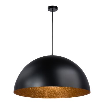 Lustra ar auklu SFERA 1xE27/60W/230V d. 35 cm melna/vara