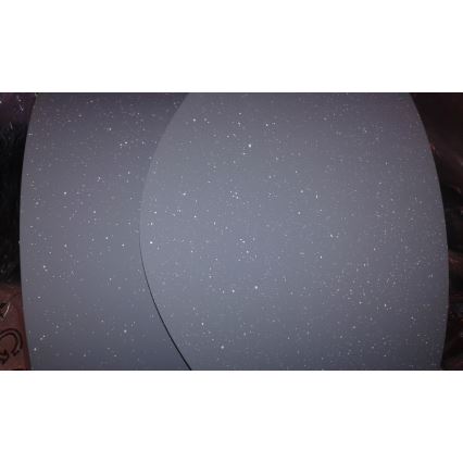 Lustra ar auklu SFERA 1xE27/60W/230V d. 35 cm pelēka/zelta