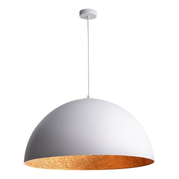 Lustra ar auklu SFERA 1xE27/60W/230V d. 50 cm balta/vara