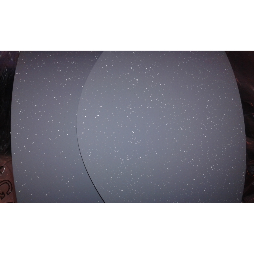 Lustra ar auklu SFERA 1xE27/60W/230V d. 50 cm pelēka/zeltaina