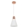 Lustra ar auklu SHADE 1xE27/15W/230V vara/balta