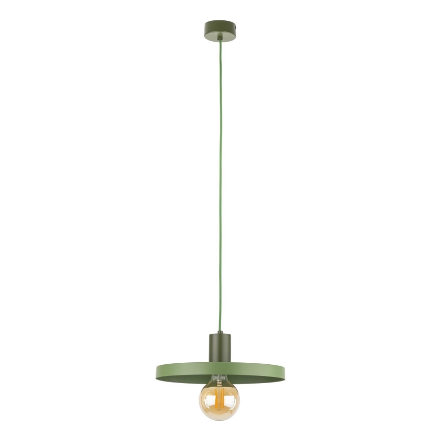 Lustra ar auklu SILA 1xE27/15W/230V d. 30 cm zaļa