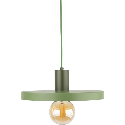 Lustra ar auklu SILA 1xE27/15W/230V d. 30 cm zaļa