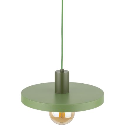Lustra ar auklu SILA 1xE27/15W/230V d. 30 cm zaļa