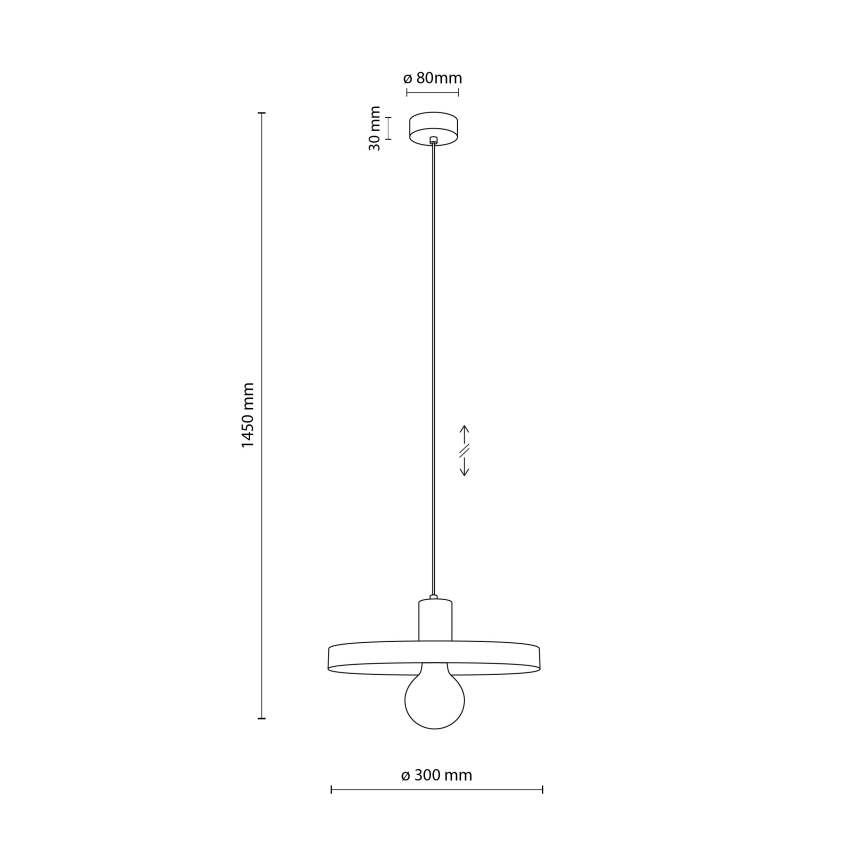 Lustra ar auklu SILA 1xE27/15W/230V d. 30 cm zaļa