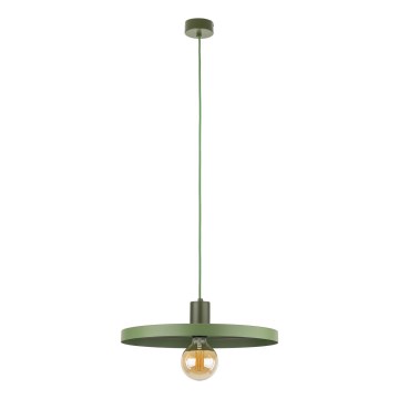 Lustra ar auklu SILA 1xE27/15W/230V d. 40 cm zaļa