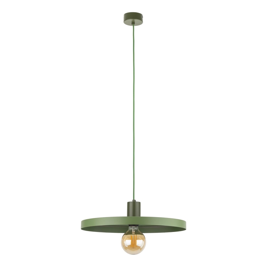 Lustra ar auklu SILA 1xE27/15W/230V d. 40 cm zaļa