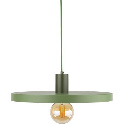 Lustra ar auklu SILA 1xE27/15W/230V d. 40 cm zaļa