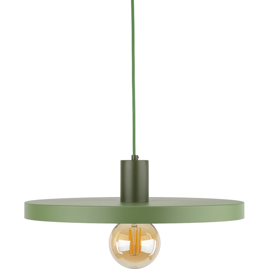 Lustra ar auklu SILA 1xE27/15W/230V d. 40 cm zaļa