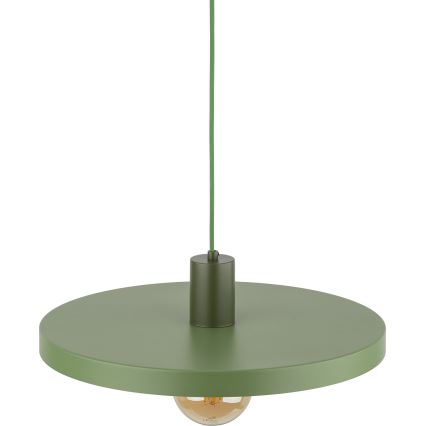 Lustra ar auklu SILA 1xE27/15W/230V d. 40 cm zaļa