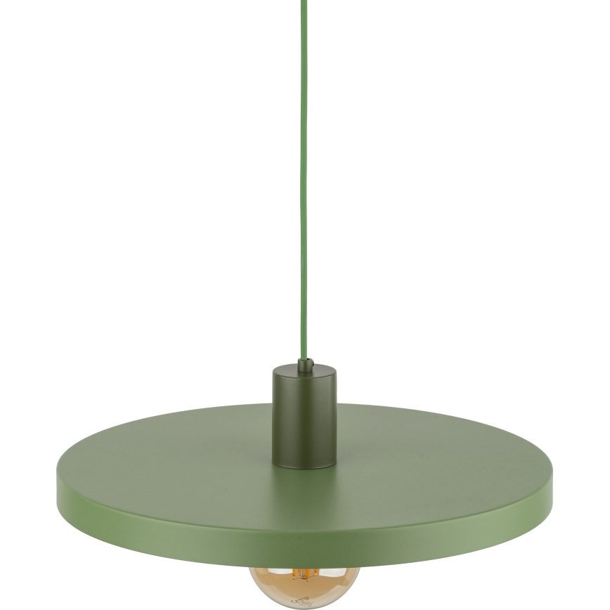 Lustra ar auklu SILA 1xE27/15W/230V d. 40 cm zaļa