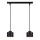 Lustra ar auklu SIMPLY BLACK 2xE27/60W/230V