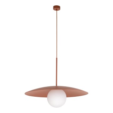 Lustra ar auklu SLATE 1xE27/15W/230V d. 65 cm ķieģelis