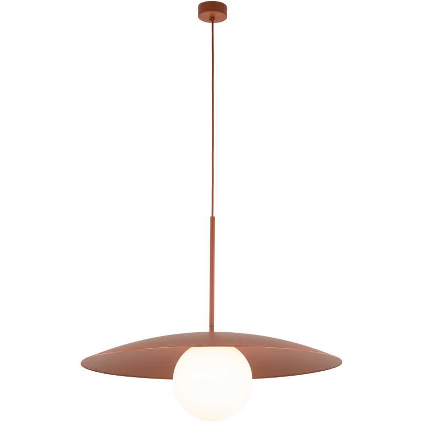 Lustra ar auklu SLATE 1xE27/15W/230V d. 65 cm ķieģelis