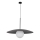 Lustra ar auklu SLATE 1xE27/15W/230V d. 65 cm melna
