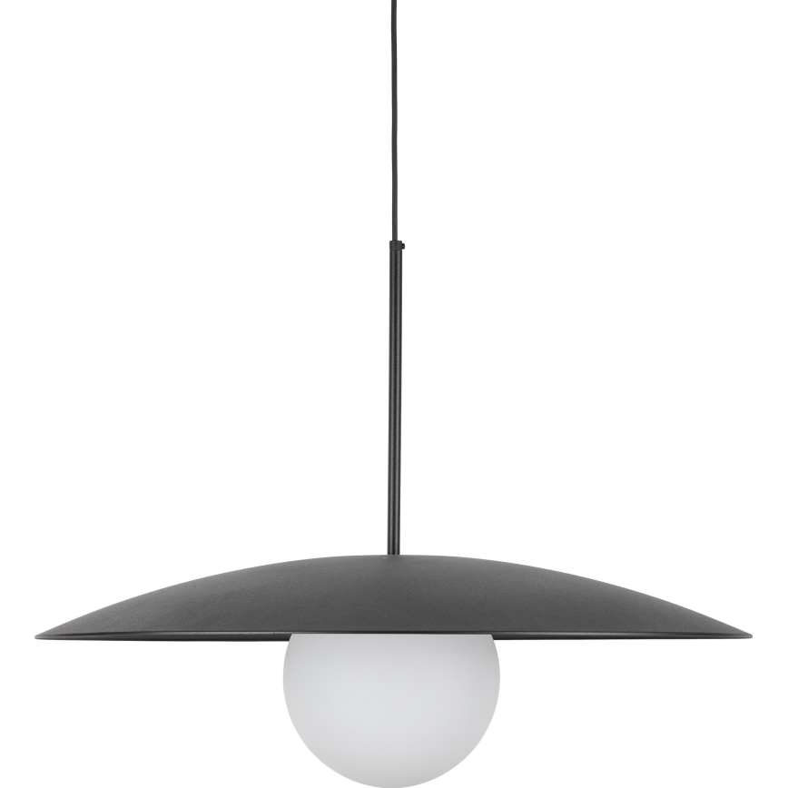 Lustra ar auklu SLATE 1xE27/15W/230V d. 65 cm melna
