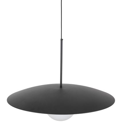 Lustra ar auklu SLATE 1xE27/15W/230V d. 65 cm melna