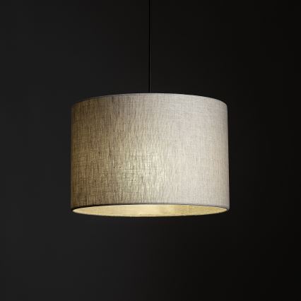Lustra ar auklu 1 fāzes sliežu sistēmai TRACER 1xE27/15W/230V d. 30 cm melna/pelēka