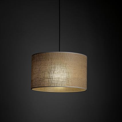 Lustra ar auklu 1 fāzes sliežu sistēmai TRACER 1xE27/15W/230V d. 38 cm melna/brūna