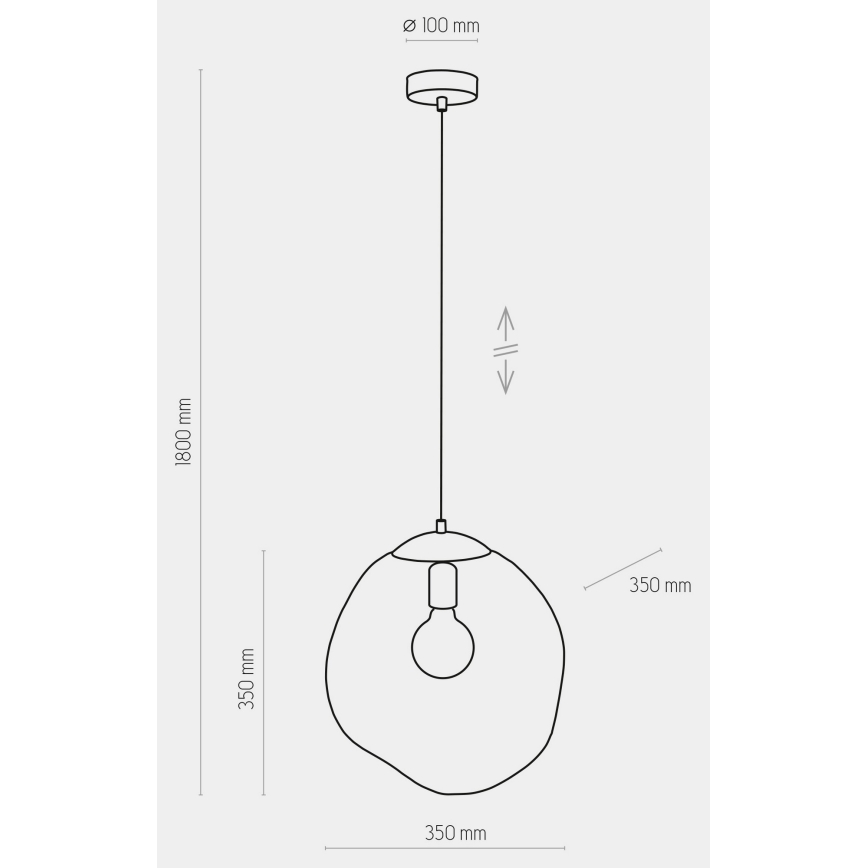Lustra ar auklu SOL 1xE27/60W/230V