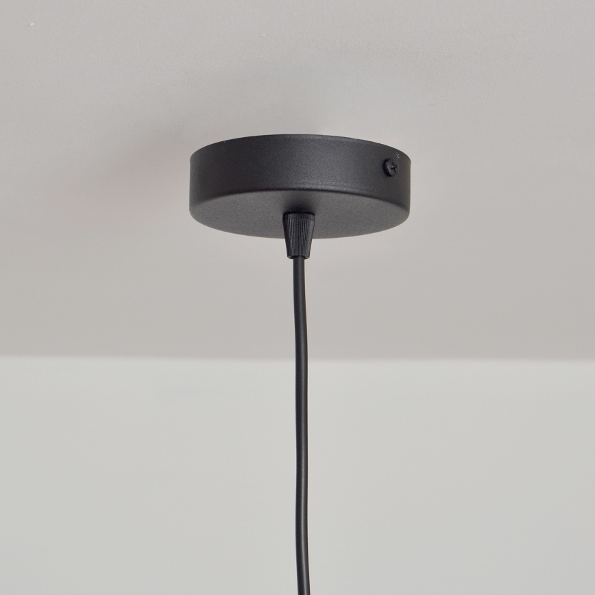 Lustra ar auklu SORAPIS 1xE27/15W/230V melna