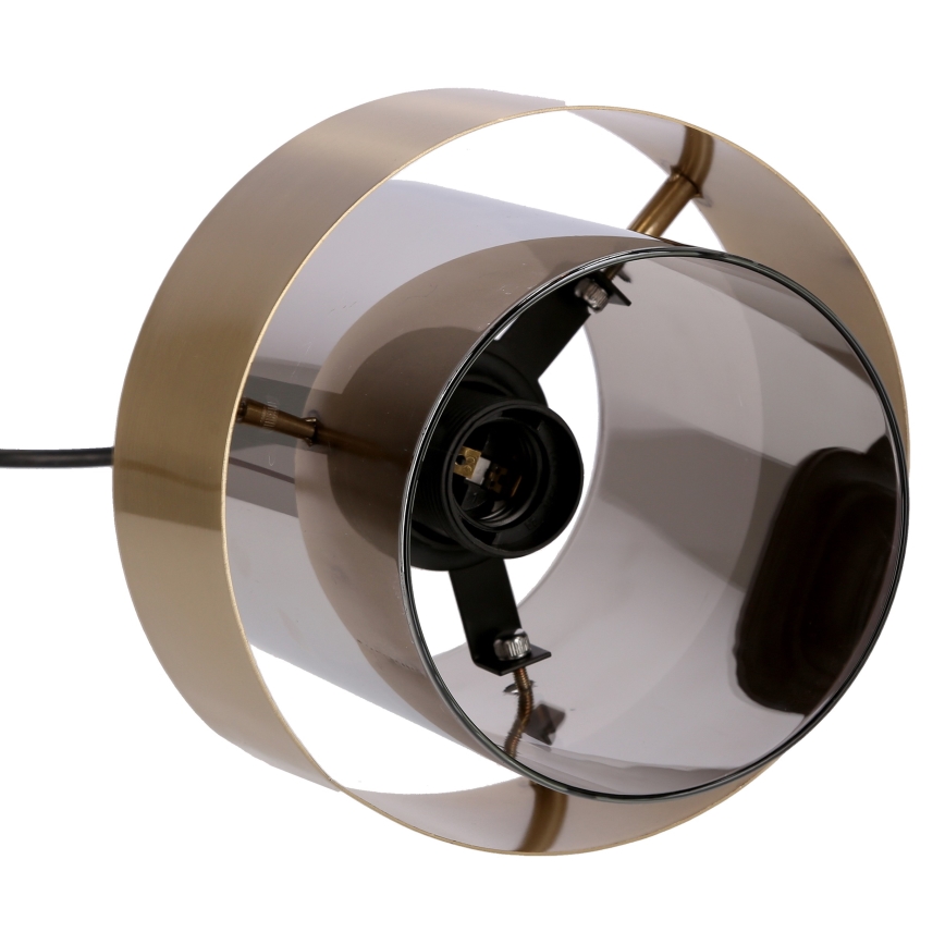 Lustra ar auklu SPIEGA 3xE27/60W/230V zelta/melna