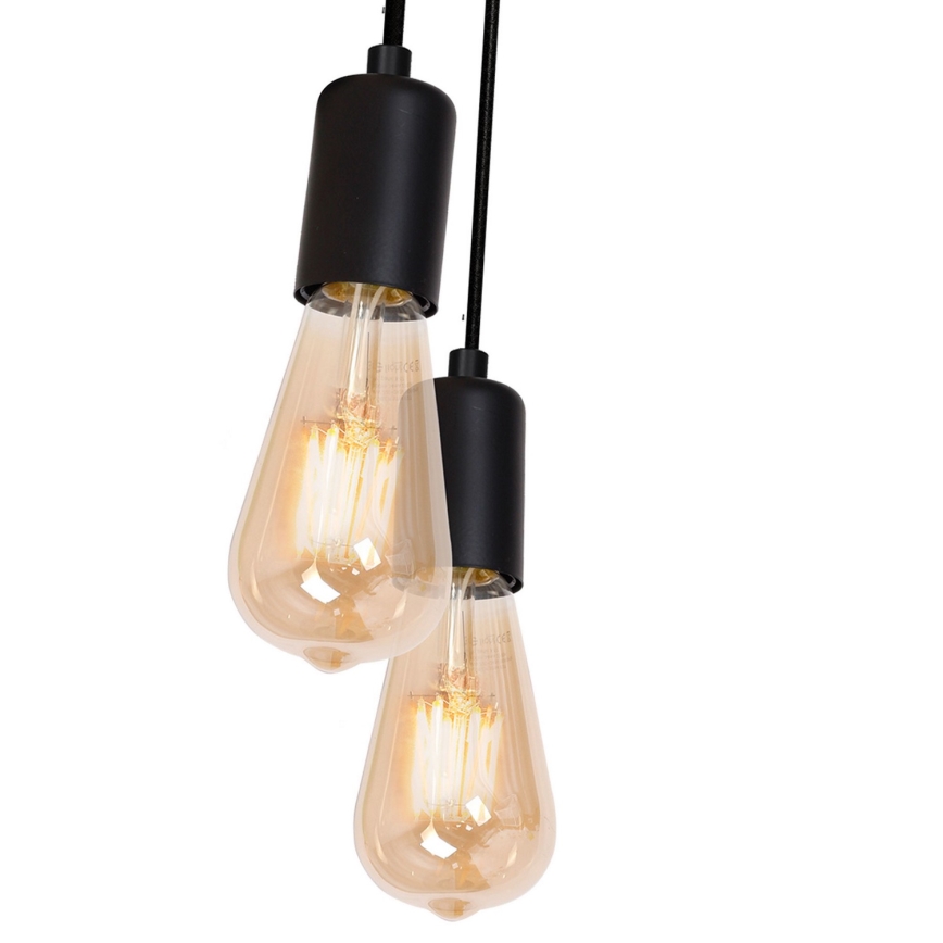 Lustra ar auklu SPINDEL 5xE27/60W/230V zirneklis