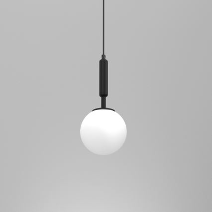 Lustra ar auklu SPIRA 1xE14/15W/230V melna