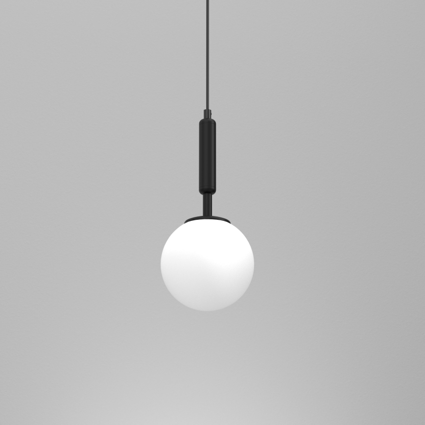 Lustra ar auklu SPIRA 1xE14/15W/230V melna