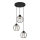 Lustra ar auklu STARLIGHT 3xE27/15W/230V melna/zelta