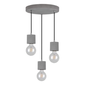 Lustra ar auklu STRONG 3xE27/60W/230V betona