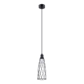 Lustra ar auklu SUBA 1xE27/15W/230V melna