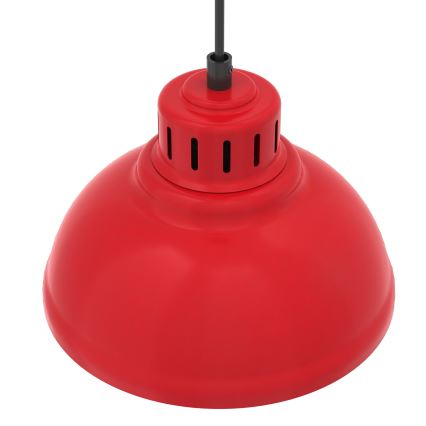 Lustra ar auklu SVEN 1xE27/15W/230V sarkana
