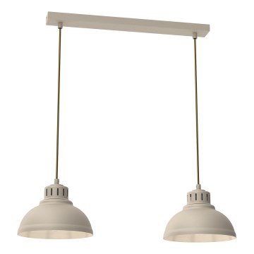 Lustra ar auklu SVEN 2xE27/15W/230V bēša