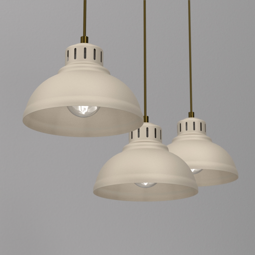 Lustra ar auklu SVEN 3xE27/15W/230V bēša