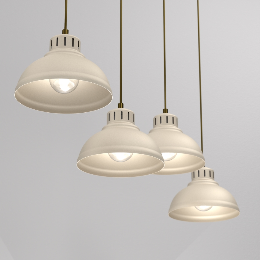 Lustra ar auklu SVEN 4xE27/15W/230V bēša