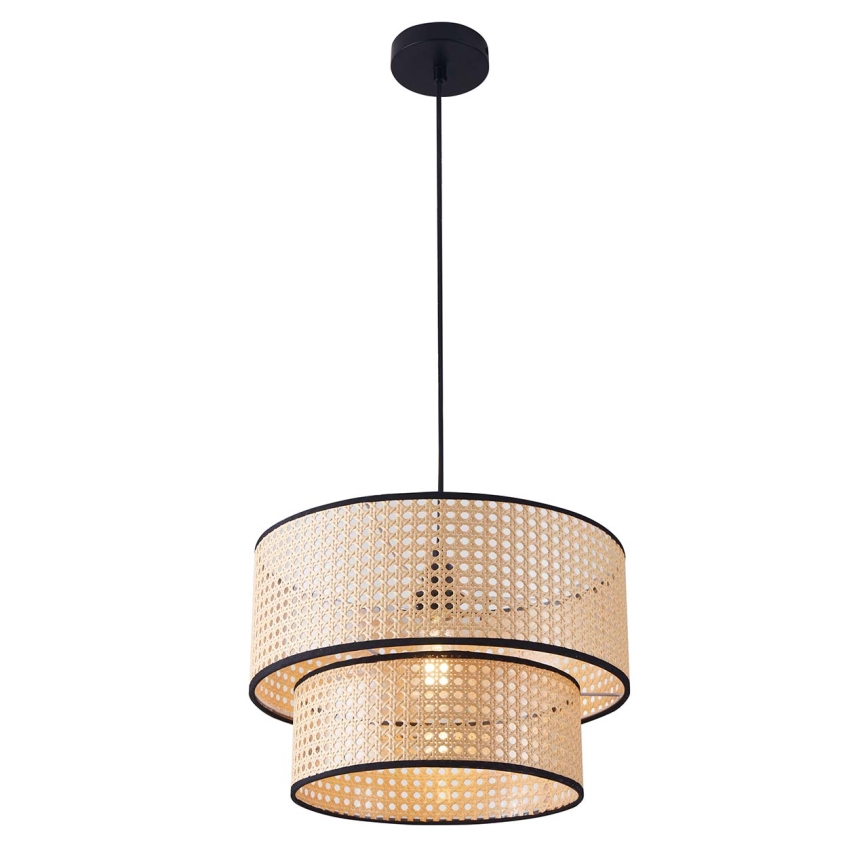 Lustra ar auklu TAKARA 1xE27/20W/230V d. 40 cm bēša