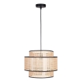 Lustra ar auklu TAKARA 1xE27/20W/230V d. 40 cm bēša