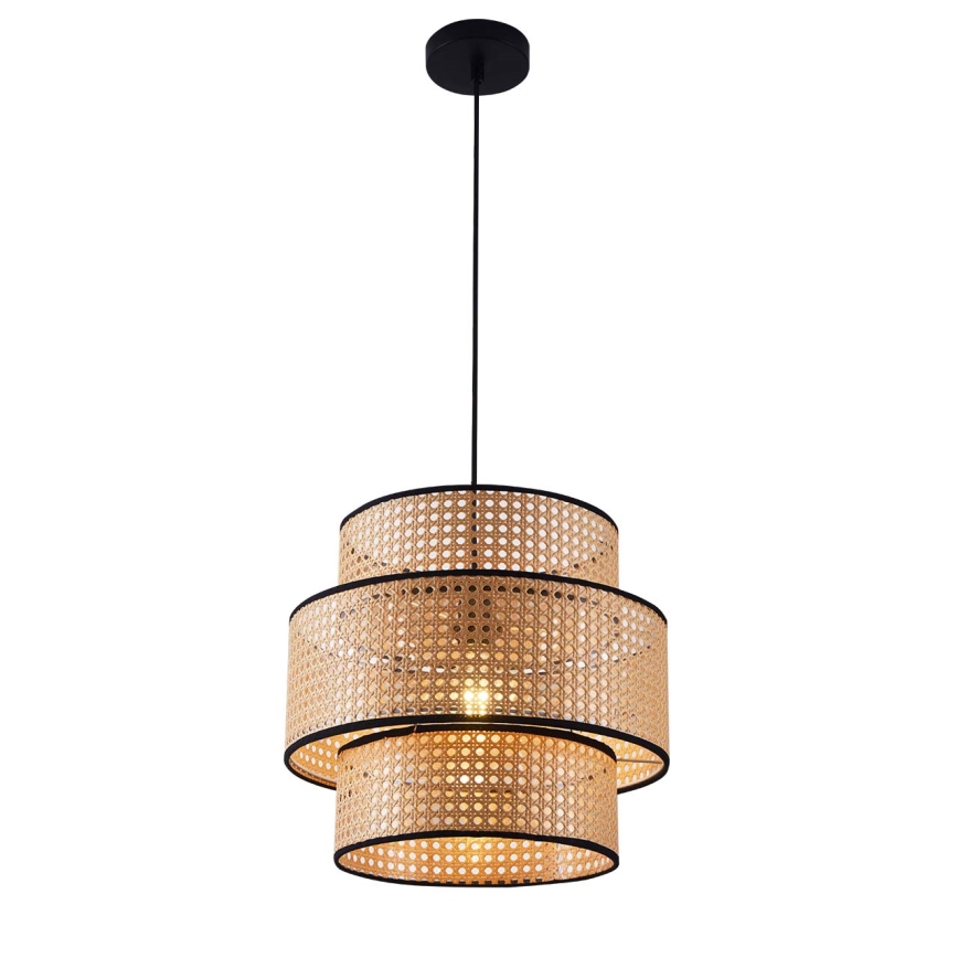 Lustra ar auklu TAKARA 1xE27/20W/230V d. 40 cm bēša