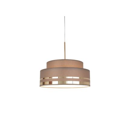 Lustra ar auklu TAMI 1xE27/60W/230V brūna/zelta