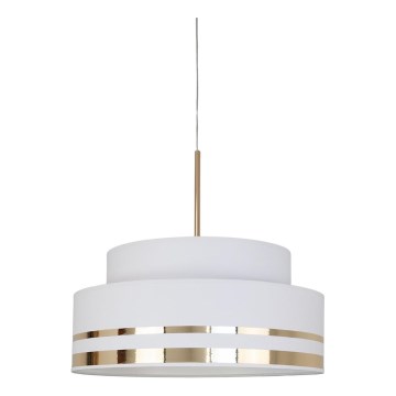Lustra ar auklu TAMI 1xE27/60W/230V krēmkrāsa/zelta
