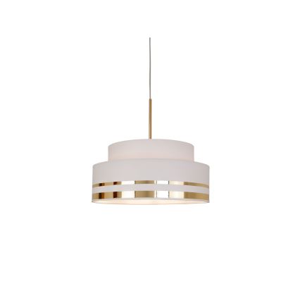 Lustra ar auklu TAMI 1xE27/60W/230V krēmkrāsa/zelta