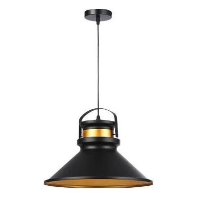 Lustra ar auklu TAO 1xE27/60W/230V d. 37 cm melna