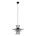Lustra ar auklu TAREK 1xE27/40W/230V melna