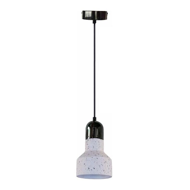 Lustra ar auklu TERRAZZO 1xE27/60W/230V d. 12 cm krēmkrāsa