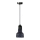 Lustra ar auklu TERRAZZO 1xE27/60W/230V d. 12 cm melna