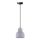 Lustra ar auklu TERRAZZO 1xE27/60W/230V d. 12 cm pelēka